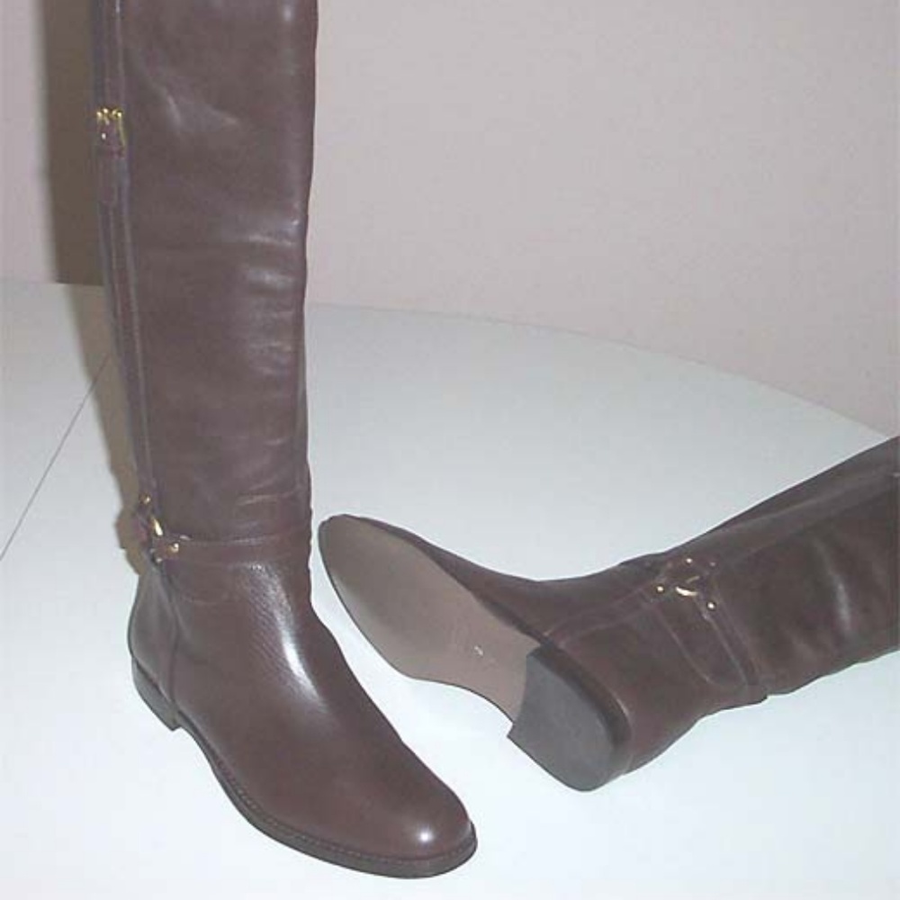 COACH Women's Monday brown tall riding boots 9.5 - Picture 3 of 3